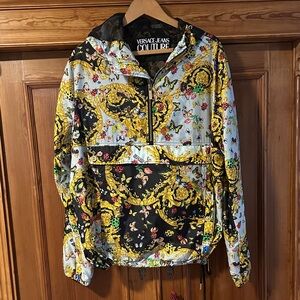 Versace Jeans Couture Floral Baroque lady bug Jacket Mens Sz small